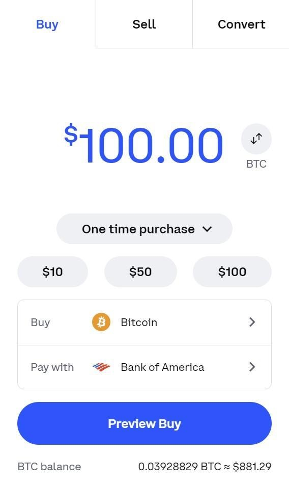 buy sell coinbase app