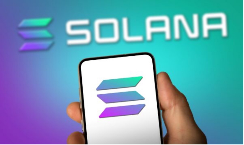 solana app on a phone