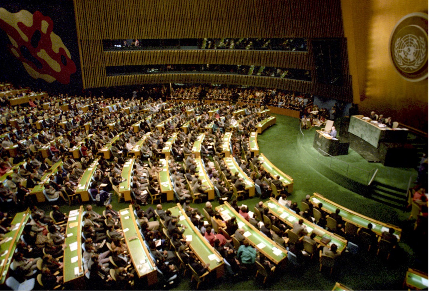 speaking to the united nations